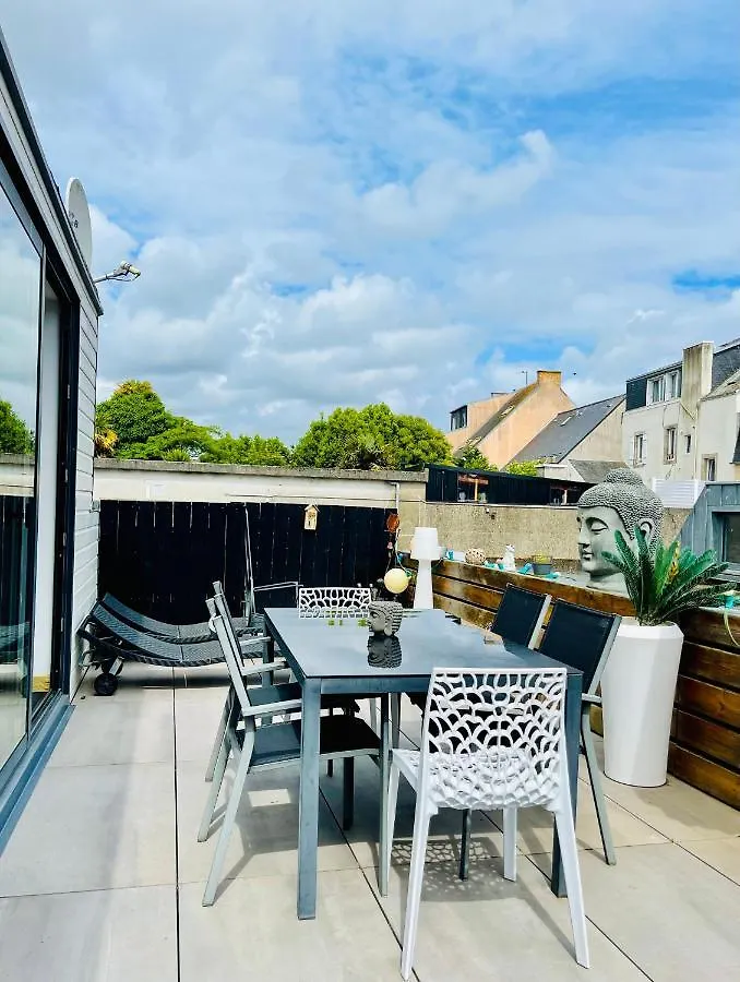 Duplex - Plein Centre Avec Une Grande Terasse Concarneau Apartment